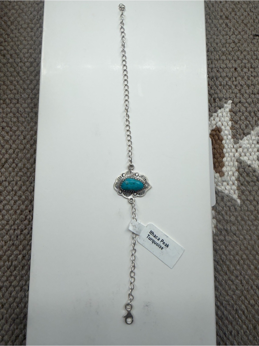 Ithaca Peak Turquoise bracelet sterling silver